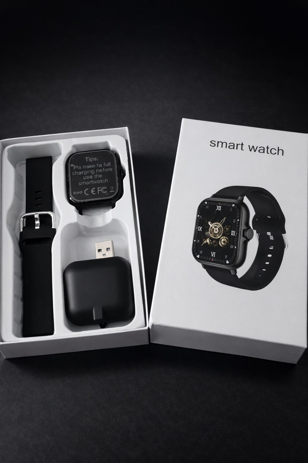 Smartwatch Deportivo Multifuncional 1.83” negro — Comunicación y Rendimiento