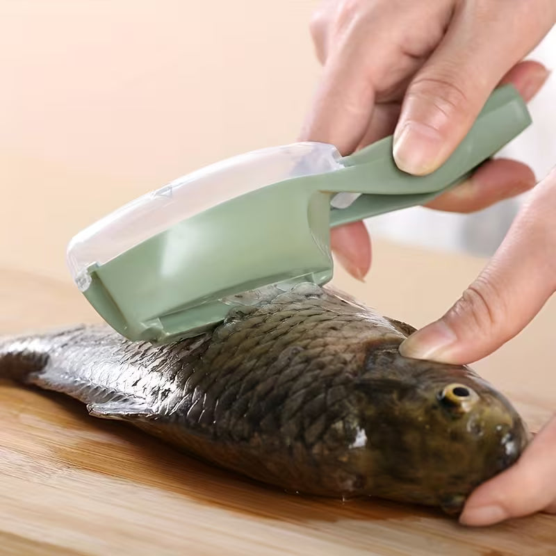 Desescamador de pescado verde — Diseño práctico