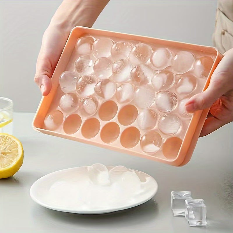 Bandeja de hielo rosa