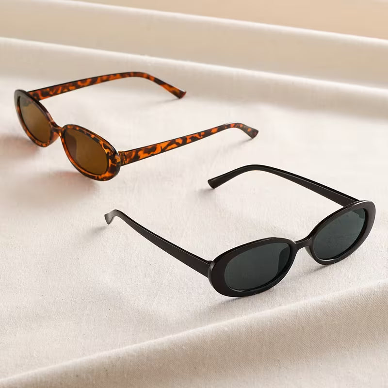 Gafas Y2K ovaladas para mujer — Ligeras y modernas