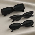 Gafas Y2K punk negras — Estilo moderno