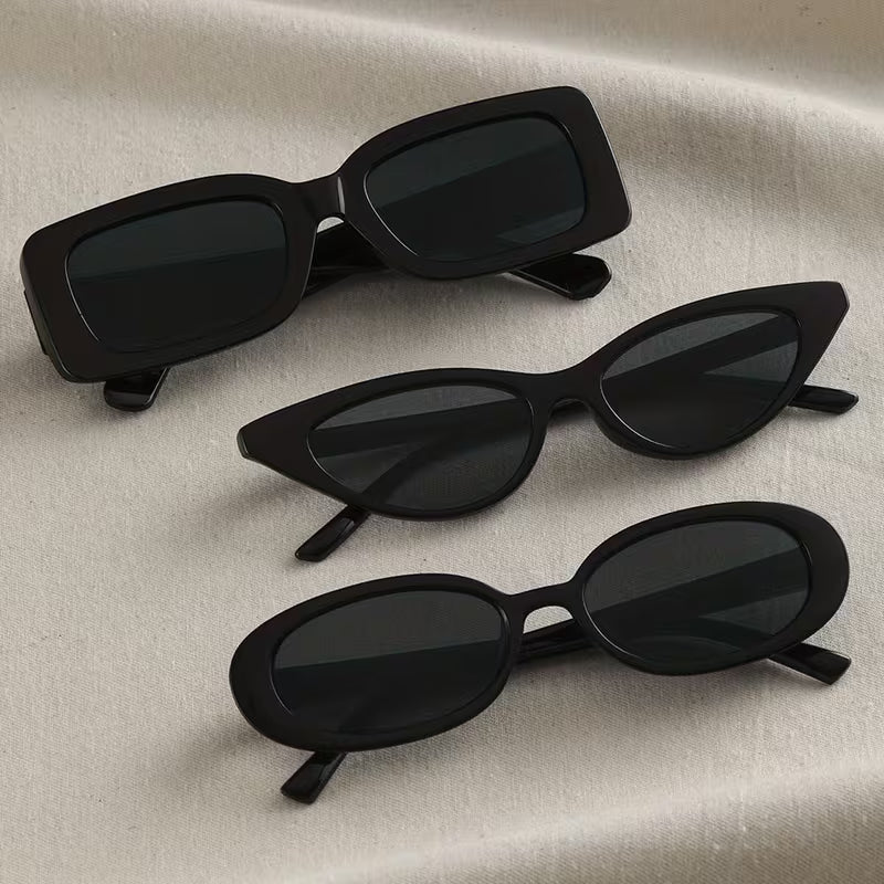 Gafas Y2K punk negras — Estilo moderno