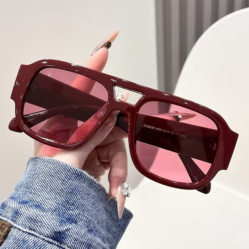 Gafas de sol rojas para mujer