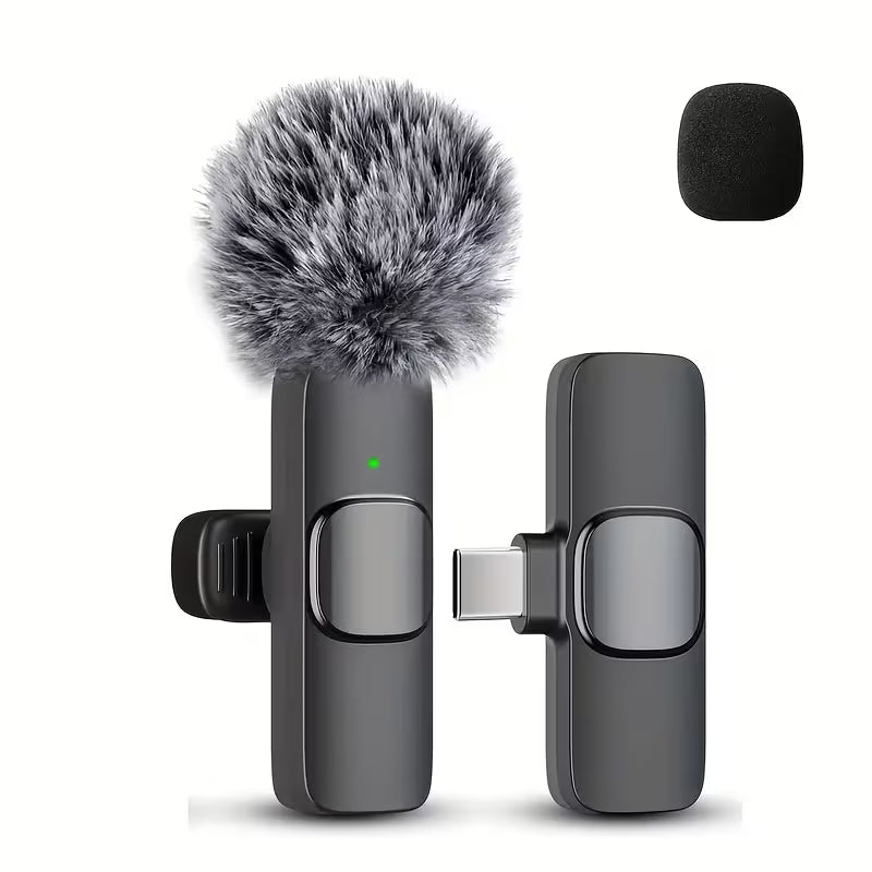 Micrófono de Solapa FengYang — Plug-and-Play con Cancelación de Ruido