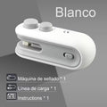 Sellador de Bolsas Mini Blanco Mate 2 en 1